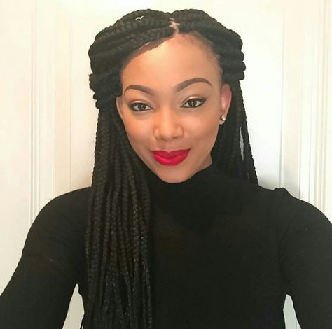 Simply Gorgeous Black Hair Hairstyles, Hair Transition, Transitioning Hairstyles, Box Braids Styling, Beautiful Braids, Natural Hair Styles Easy, Work Hairstyles, Braided Hairstyles For Black Women, Long Braids