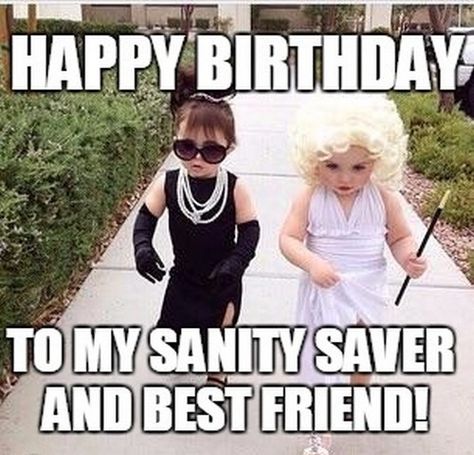 Friend Birthday Meme, Happy Birthday Bff, Happy Birthday Friend Funny, Happy Birthday Wishes For A Friend, Friend Happy Birthday, Birthday Best Friend, Funny Happy Birthday Wishes, Happy Birthday Best Friend, Birthday Greetings Friend