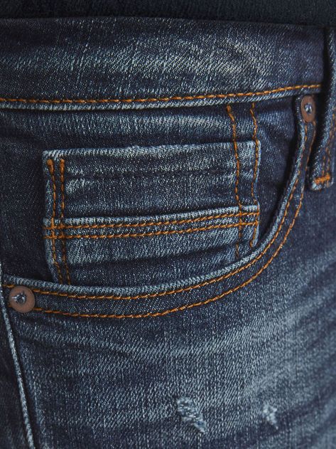 Tim vintage jj 279 slim/straight fit jeans | JACK & JONES Mens Fashion Denim, Jack And Jones Jeans, Jack And Jones, Watch Pocket, Denim Pocket, The Jack, Straight Fit Jeans, Jack & Jones, Denim Details