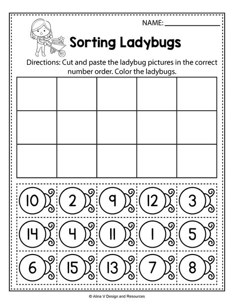 Spring Count and Sort, a cut and paste activity. Spring Math Worksheets and activities for preschool, kindergarten and 1st grade kids. All these worksheets are no prep and will help teachers save time during the school year. Spring Math and Literacy Worksheets is a no prep packet packed full of worksheets and printables to help reinforce math skills in a fun way. #worksheets #activities #spring #math #addition Sorting Worksheet For Grade 1, Summer Math Worksheets, Spring Math Kindergarten, Spring Math Worksheets, Kindergarten Math Worksheets Addition, Spring Worksheet, Kindergarten Math Worksheets Free, Kindergarten Addition Worksheets, Math Addition Worksheets