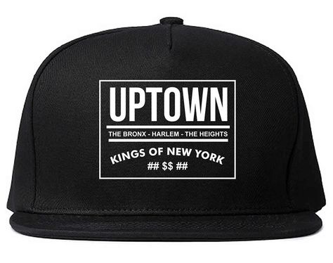 Uptown Bronx Harlem Washington Heights NYC Snapback - Black - CU11LNN37EB - Hats & Caps, Men's Hats & Caps, Baseball Caps  #capsformen #menscaps #hatsformen #mensoutfits #menstyle #Baseball Capshats Street Brands, Washington Heights, Graphic Design Print, Record Store, Snap Backs, Cotton Twill Fabric, Baseball Caps, Bronx, Snapback Hats