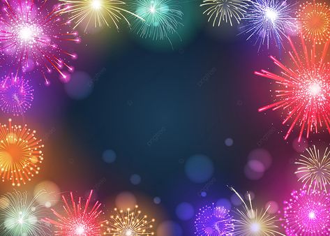 Celebrating New Year Firework Border Background Background New Year, Celebrating New Year, Happy New Year Fireworks, Fireworks Background, Border Background, Fireworks Festival, Happy New Year Background, Fb Cover Photos, New Year Fireworks