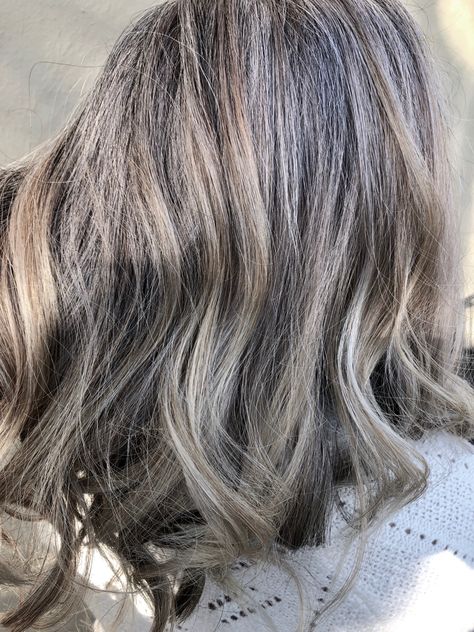 Grey Brown Hair, Hair Blending, Silver White Hair, Haircut 2022, Hair Today Gone Tomorrow, Going Grey, Subtle Highlights, Silver Grey Hair, Nice Hair