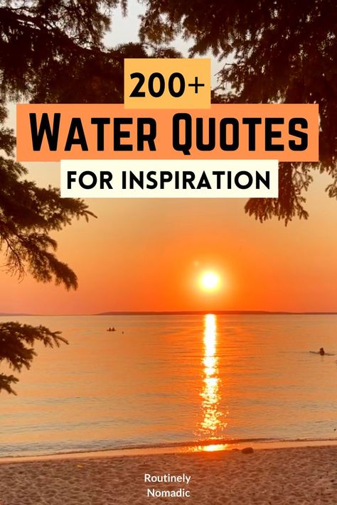 Did you just have the most amazing time on the water and are now looking for the best water quotes for Instagram? Here are the best cute, funny, inspirational, short, and beautiful poems and quotes about water. Or chose water captions for Instagram. Find the best one that fits your experience, picture or just inspires you! Quotes About Water, Water Captions, Water Poems, Poems And Quotes, Beautiful Poems, Water Quotes, Nature Poem, Inspirational Funny, Water Pictures