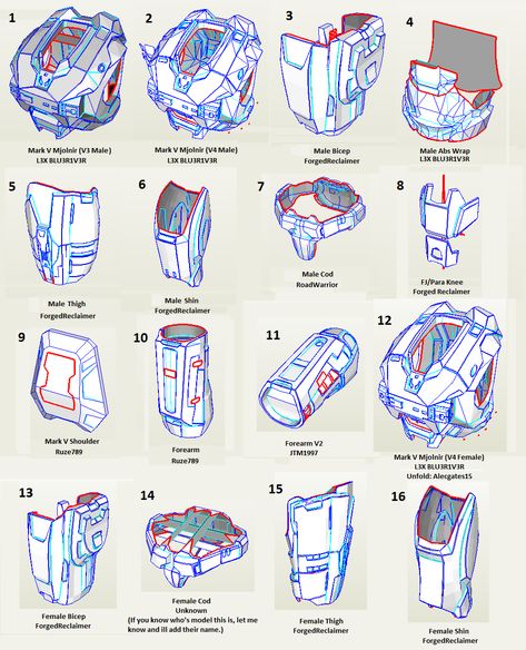 Click this image to show the full-size version. Foam Armor Templates, Halo Reach Armor, Dragon Helmet, Halo Cosplay, Iron Man Cosplay, Armadura Cosplay, 3d Templates, Foam Armor, Helmet Concept