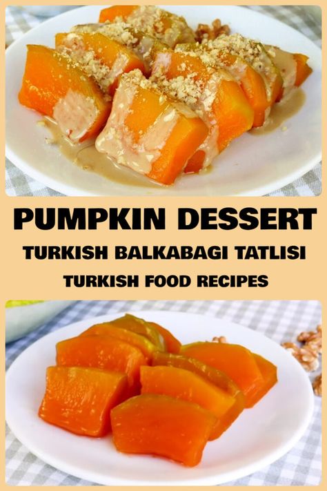 Turkish Cake, Turkish Food Recipes, Turkish Recipes Desserts, Turkish Recipe, Easy Pumpkin Dessert, Turkish Sweets, Turkish Desserts, Turkey Pumpkin, Tandoori Masala