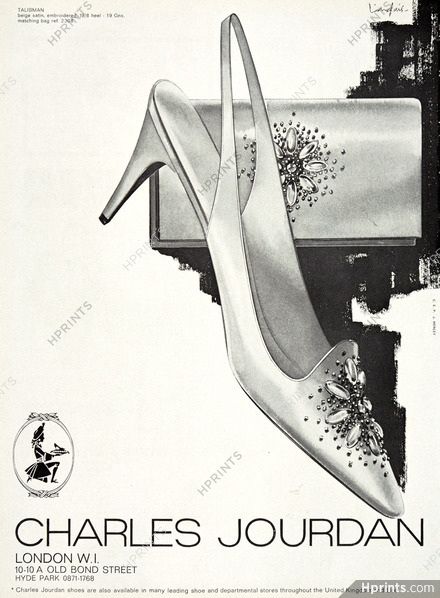 Image file to download and vintage original print published in 1965 Charles Jourdan (Shoes) J. Langlais — , Women's shoes — Advertisements Charles Jourdan Shoes, Character Words, Charles Jourdan, Movie Magazine, Fashion Illustration Vintage, Man Ray, Vintage Advertisement, Original Prints, Kitten Heels