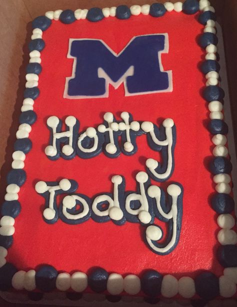 #olemiss #birthdaycake from Happy Days Cafe in Pontotoc, MS. Delicious. #hottytoddy Pontotoc Mississippi, Hotty Toddy, Ole Miss, Happy Days, Happy Day, Mississippi, Bridal Shower, Birthday Cake, Cafe