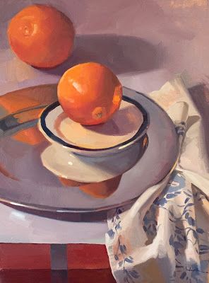 Sarah Sedwick | OIL | Orange Orbit Sarah Sedwick, Pacific Northwest Art, Painting Competition, Fruit Painting, Painting Workshop, Still Life Art, Fruit Art, Daily Paintworks, Fine Art Gallery