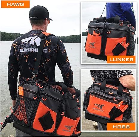 KastKing Fishing Tackle Bags, Fishing Gear Bag, Saltwater Resistant Tackle Bag,Extra-large Hawg (C: Extra-large Hawg (Without Trays, 26.4"x11"x15.4")) Tackle Storage, Fishing Tackle Bags, Fishing Tackle Storage, Fishing Tackle Box, Tactical Backpack, Soccer Gear, Fish In A Bag, Soft Bait, Rain Gear