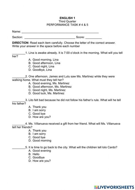 Polite Expressions Worksheets, Polite Expressions, Grade 1 Reading, Preschool Writing, English As A Second Language (esl), Forgot My Password, English As A Second Language, School Subjects, Online Workouts