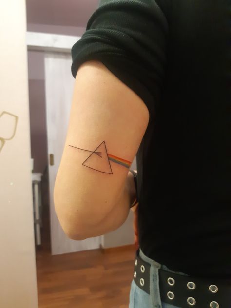 Dark Side Of The Moon Tattoo, The Moon Tattoo, Dark Side Of The Moon, The Dark Side, Moon Tattoo, Dark Side, Body Art Tattoos, Triangle Tattoo, The Moon