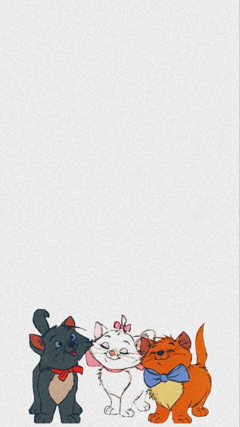 Disney Aristocats Wallpaper, Disney Cats Wallpaper, Aristocats Wallpaper Iphone, Aristocats Wallpaper Aesthetic, Aristocrats Wallpaper, Simple Disney Wallpaper, Cute Disney Wallpaper Aesthetic, The Aristocats Wallpaper, Disney Apple Watch Wallpaper