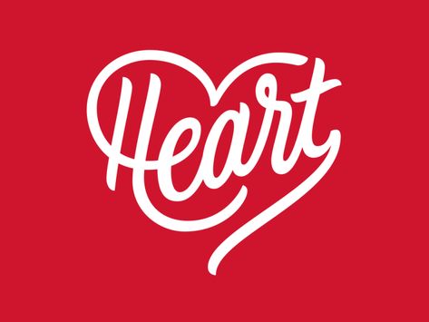 Heart Logo Design, Business Fonts, Sayings And Phrases, Heart Words, Heart Illustration, Restaurant Branding, Heart Logo, Logo Restaurant, Marca Personal