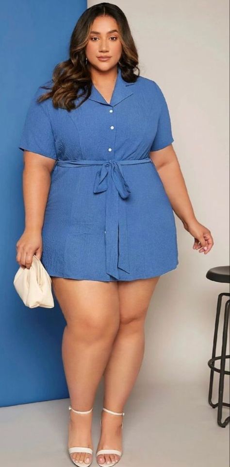 Big Size Dress Casual, Queen Latifah Style, Bra Plus Size, Big Women Fashion, Plus Size Summer Outfit, Beautiful Dresses Short, Seductive Clothes, Curvy Women Outfits, Plus Size Models