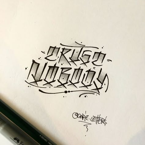 Trust Nobody Tattoo Design, Trust Nobody Tattoo, Nobody Tattoo, Trust No One Tattoo, Lettering Chicano, Tattoo Fonts Alphabet, Tatuagem Masculina Pequena, Graffiti Art Letters, Tattoo Lettering Design