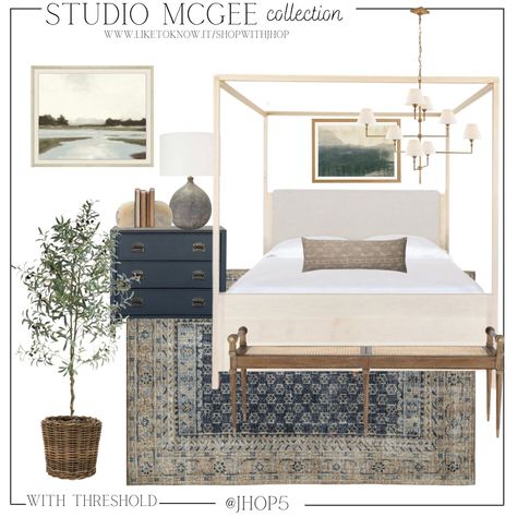 Studio McGee, McGee and Co furniture, bedroom furniture, bedroom inspo, bedroom design, interior design, bedroom ideas, home decor, home decorating, home interior design Mcgee And Co Bedroom, Mcgee Bedroom, Studio Mcgee Bedroom, Transitional Bedroom, Bedroom Studio, Urban Modern, Bedroom Renovation, Coastal Bedroom, Furniture Office