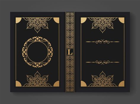 Magic Book Cover Design, Template For Book Cover, Cover Of Book Design, Leather Book Cover Design, Vintage Book Covers Printable, Vintage Book Cover Template, Magic Book Cover, Black Book Cover, Book Spine Design