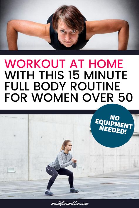 Full Body Routine, Over 50 Fitness, Body Routine, Whole Body Workouts, Full Body Workout At Home, Body Workout At Home, Workout For Women, Weight Training Workouts, Strength Training Workouts