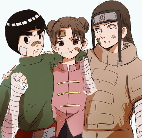 Team Gai, Team Guy, Rock Lee Naruto, Lee Naruto, Neji And Tenten, Naruto Sd, Team 10, Naruto Teams, Naruto Comic