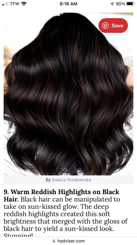 Box Dye, Dye Hair, Black Hair With Highlights, Hair Balayage, Black Box, Dyed Hair, Hair Ideas, Brown Hair, Balayage