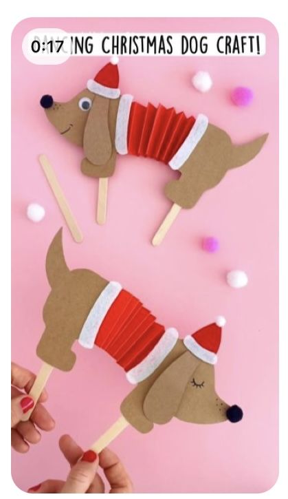 Preschool Christmas Crafts, Christmas Arts And Crafts, Winter Crafts For Kids, Preschool Christmas, Diy Crafts For Kids Easy, Fun Easy Crafts, Childrens Crafts, Christmas Crafts For Kids, Animal Crafts