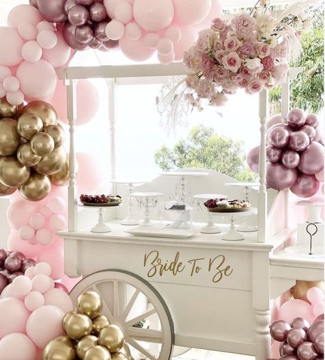 Dessert Cart, Event Backdrops, Shower Flowers, Bridal Shower Planning, Candy Cart, Bridal Shower Flowers, Champagne Party, Bridal Shower Food, 18th Birthday Party