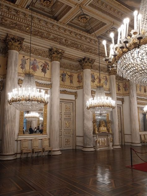 Italian royal palace Italian Palace, Castle Aesthetic, Royal Palace, Ballroom, Palace, Castle, Villa, Cottage, Italy