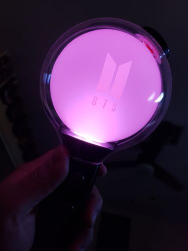 "I love it! Its perfect and matches the description! Works perfectly fine! Thank you" - Bonnie S. Bp Lightstick Aesthetic, Kpop Light Stick, Koop Light Stick, Fake K Pop Group Lightstick, Bts Lightstick, Kpop Lightsticks, Bts Official Light Stick, Light Stick, Kpop Merch