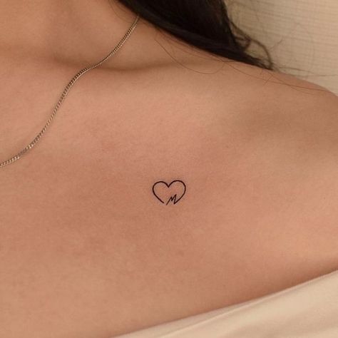 (paid link) Where is your new tattoo?: Workout alternatives Female Tattoo Ideas With Meaning, Tattoo Ideas Female Collar Bone, Letter M Tattoos, Female Tattoo Ideas, Married Couple Tattoos, Tattoo Ideas With Meaning, Unique Tattoos For Women, Small Couple Tattoos, Small Heart Tattoos