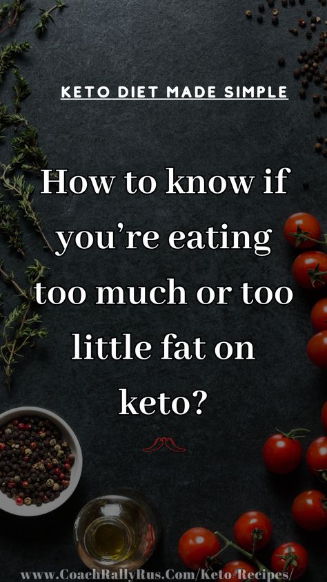 Fat is your main source of energy on keto, so you need to eat enough of it to feel satisfied and avoid cravings. But you don’t want to overdo it either, as that can stall your weight loss and cause digestive issues. A good rule of thumb is to eat about 70% of your calories from fat, or around 0.6 to 0.8 grams of fat per pound of body weight. You can adjust this amount based on your goals and preferences. #ketodiet #weightloss #healthyliving Keto Diet Grocery List, Fat Adapted, Keto Diet Results, Best Keto Diet, Ate Too Much, Energy Sources, Foods To Eat, Low Carb Keto Recipes, Ketogenic Diet