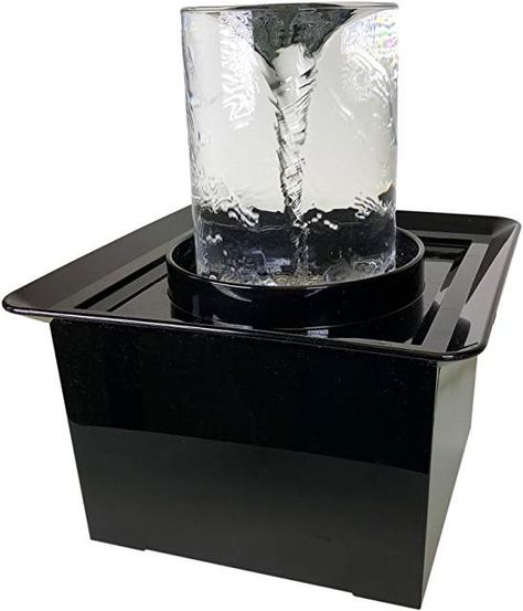 Water Wall Diy, Vortex Fountain, Feng Shui Fountain, Homemade Water Fountains, Vortex Water, Water Fountain For Home, Water Wall Fountain, Indoor Water Garden, Tabletop Water Fountain