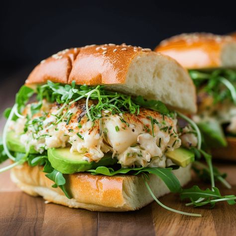 Dungeness Crab Sandwich with Bodega Bay Sauce Recipe Pear Grilled Cheese, Crab Sandwich Recipe, Cooking Dungeness Crab, Dungeness Crab Recipes, Fennel Slaw, Crab Sandwich, Bouchon Bakery, Napa Home, Sourdough Bread Sandwiches