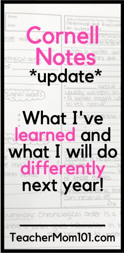 Class Syllabus, Note Taking Strategies, Teaching Secondary, Cornell Notes, 6th Grade Science, Student Notebooks, Middle School Classroom, Teacher Mom, Student Data