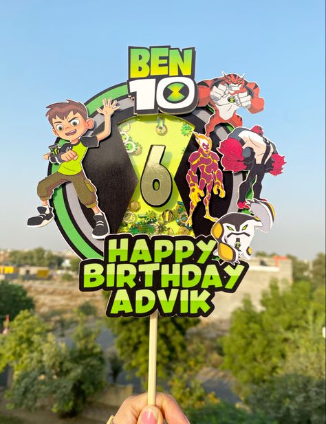 Ben 10 Birthday Cake, Ben 10 Cakes For Boys, Ben10 Cake Topper Printable, Ben 10 Cake, Ben 10 Birthday Party, Ben 10 Party, Ben 10 Birthday, Birthday Sweets, 10 Birthday Cake