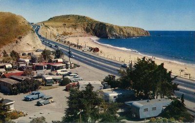 El Morro Trailer Park - once an enchanted slice of heaven on earth California History, Retro Images, Vintage California, California Dreamin', California Beach, Trailer Park, California Dreaming, Pacific Coast, Newport Beach