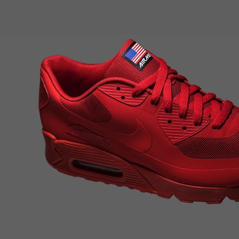 G O A T on Instagram: “In 2013, Nike celebrated Independence Day with a themed footwear collection including this red tonal Air Max 90 'USA.' Available on the app…” Footwear Collection, Air Max Sneakers, Independence Day, Air Max, Nike Air Max, Nike Air, Sneakers Nike, Nike, Celebrities