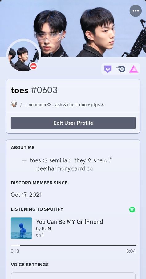 bio + profile layout - discord Kpop Layout Discord, Profile Layout, Kpop Layout, Me As A Girlfriend, User Profile, Nom Nom, The Voice, Layout, Quick Saves