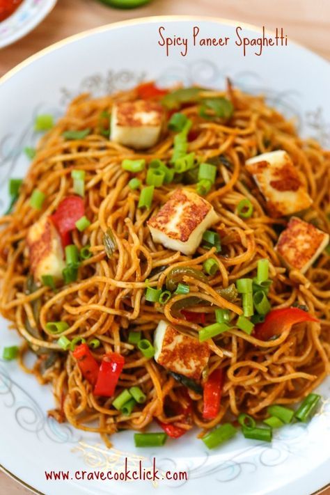 36 Spicy Paneer Spaghetti Recipe Stollen Bread, Western Recipes, Tasty Cakes, Homemade Chinese, Best Macaroni And Cheese, Chow Mein Recipe, Making Food, Spaghetti Recipe, To My Friend