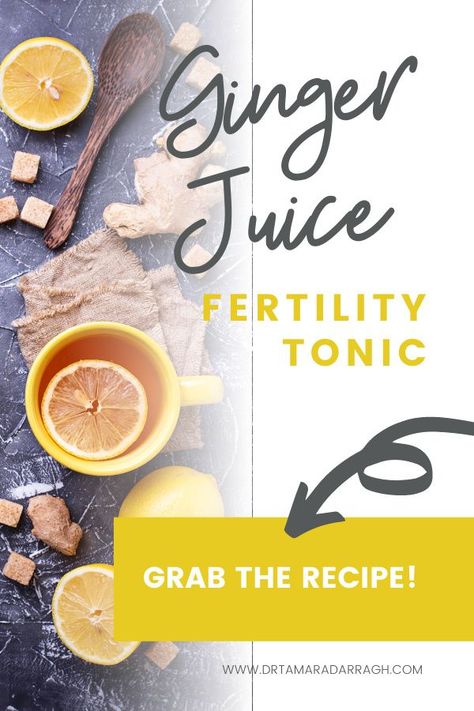 Juicing Recipes For Fertility, Fertility Juice Recipes, Juicing For Fertility For Women, Fertility Juicing Recipes, Fertility Recipes, Fertility Diet Recipes, Ginger Juice Recipe, Juice Diet Recipes, Health Shots