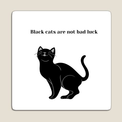 Not Bad, Bad Luck, Black Cats, Black Cat, Magnets, Batman, Home Decor Decals, Collage, For Sale