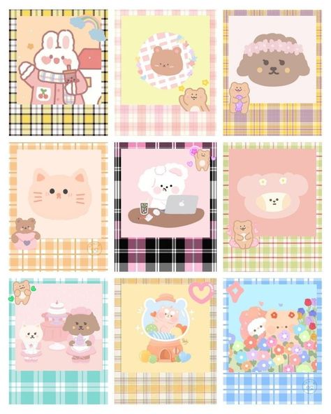 Polaroid Stickers Printable, Cute Kawaii Stickers Printable, Kawaii Polaroid, Cute Polaroid Pictures, Cute Polaroids, Cute Polaroid, Kawaii Printables, طابع بريدي, Stickers Kawaii