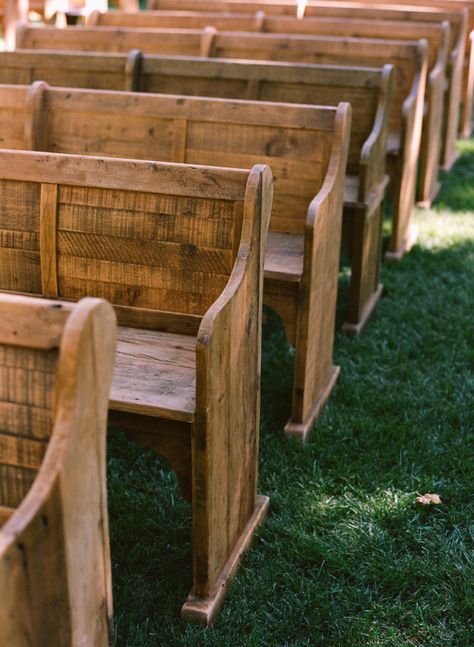 Wooden Pews Outdoor Wedding | photography by http://carrie-patterson.squarespace.com/ Lilac Wedding Bouquet, Church Pews, Wedding Photography Checklist, Outdoor Wedding Photography, Lilac Wedding, Pallet Furniture Outdoor, Outside Wedding, Wedding Videographer, Vineyard Wedding