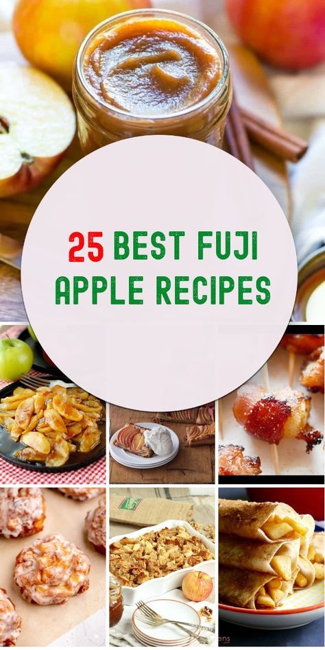 Discover the sweetest ways to enjoy Fuji apples in these 25 mouthwatering recipes, packed with flavors you'll love. From savory to sweet, find your new favorite dish! What To Do With Fuji Apples, Fiji Apple Recipes, Recipes With Fuji Apples, Fuji Apple Recipes Desserts, Fuji Apple Recipes, Fresh Apple Recipes, Apple Rose Tart, Bread Pudding With Apples, Apple Crumble Recipe