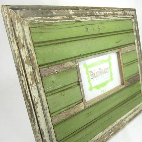 Bead Board Reclaimed Wood Picture Frames, 2x4 Crafts, Love Frames, Diy Picture Frames, Custom Picture Frame, Time Design, Wood Picture Frames, Room Diy, Wood Shop