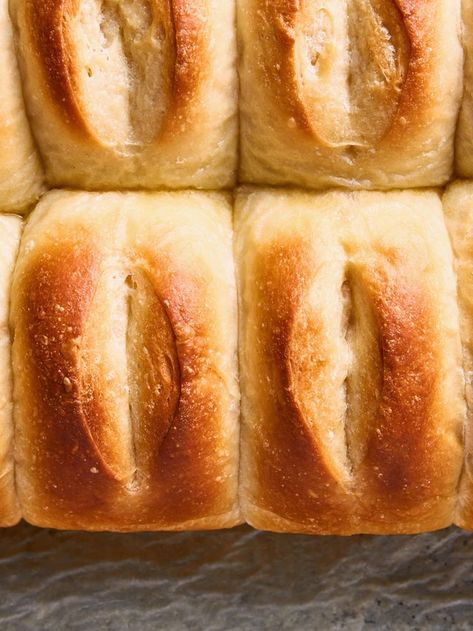 Make-Ahead Dinner Rolls Recipe | Epicurious Make Ahead Dinner Rolls, Brown And Serve Rolls, Baking Savory, Dinner Roll Recipe, Thanksgiving Bread, Savory Breads, Dinner Roll, Dinner Rolls Recipe, Bread Rolls