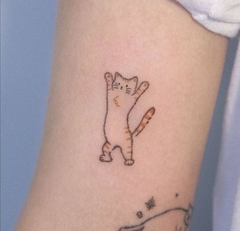 cat tattoo design cat tattoo simple cat tattoo designs tattoo ideas small tattoo tattoo finger tattoo back tattoo women cat small tattoo ideas minimalist tattoo best friends tattoo couples tattoo animal tattoo simple tattoo pretty tattoo unique tattoo neck tattoo women Tatoo Dog, Cat Tattoo Simple, See Tattoo, Cute Cat Tattoo, Cat Tattoo Small, Tato Lengan, Cat Tattoo Designs, Cute Little Tattoos, Doodle Tattoo