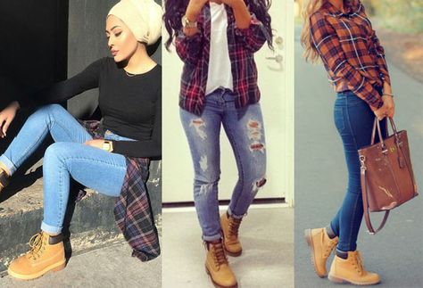 Skyla Bay Timberland Outfit, How To Wear Timberlands Women, How To Wear Timberland Boots Women, Outfits To Wear With Timberlands, Outfits With Timberland Boots Women, Timberland Boots Outfit Women, How To Style Timberlands, How To Wear Timberlands, Timberland Outfits Women