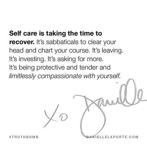 This #Truthbomb came from my post: Self care is a divine responsibility. Read the full post HERE: DanielleLaPorte.com/self-care-divine-responsibility  And search up "Truthbomb" in your fave app store to download, you guessed it, The #Truthbomb App. Or get them delivered to your inbox everyday. Truth wins: DanielleLaPorte.com/truthbomb Sabbatical Quotes, Code Quotes, Barre Code, Coding Quotes, Danielle Laporte, The Desire Map, College Planning, Dear Self, Motivational Words