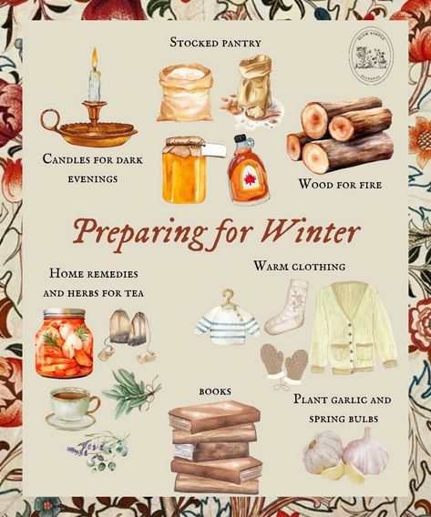 Slow Living Cottagecore, Hygge Witch, Hygge Lifestyle Inspiration, Preparing For Winter, Cottagecore Life, Winter Cottagecore, Winter Hygge, Cottagecore Living, Happy Homemaking